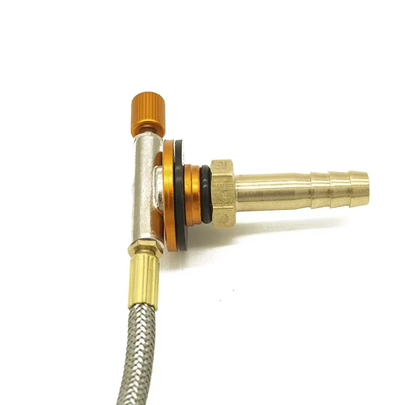 Valve d'adaptation de gaz GPL – Raccord en laiton anti-fuite pour le camping/randonnée, accessoires de randonnée portables (voir universel)