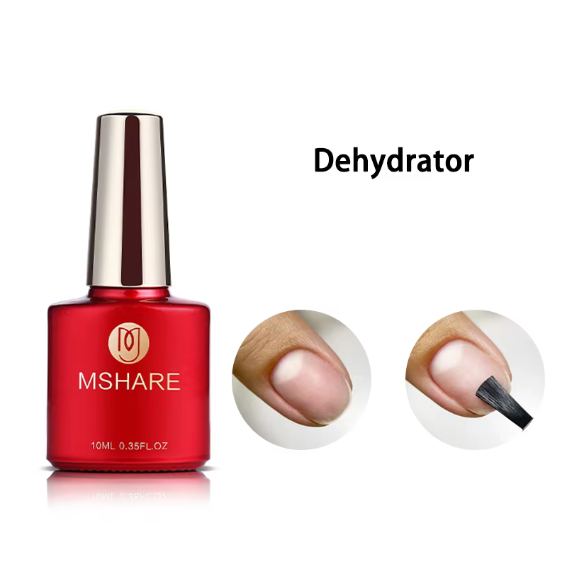 MSHARE 10ml couche de Base Gel supérieur Transparent Construction déshydrateur apprêt renforcer tremper UV/LED ongles Gel
