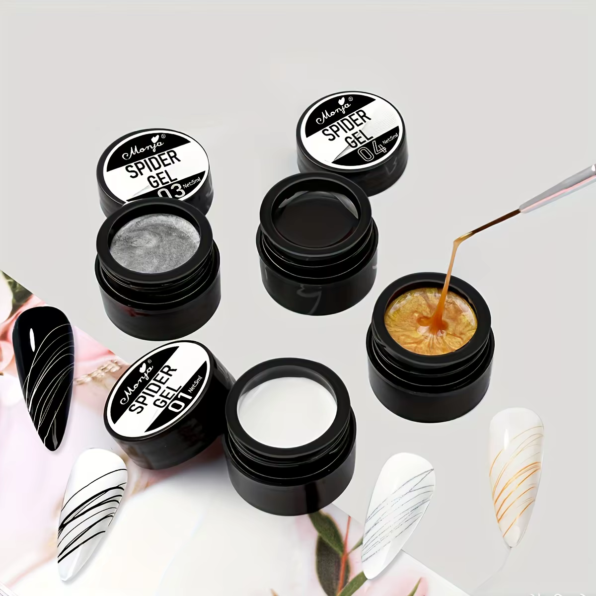Gel élastique pour nail art