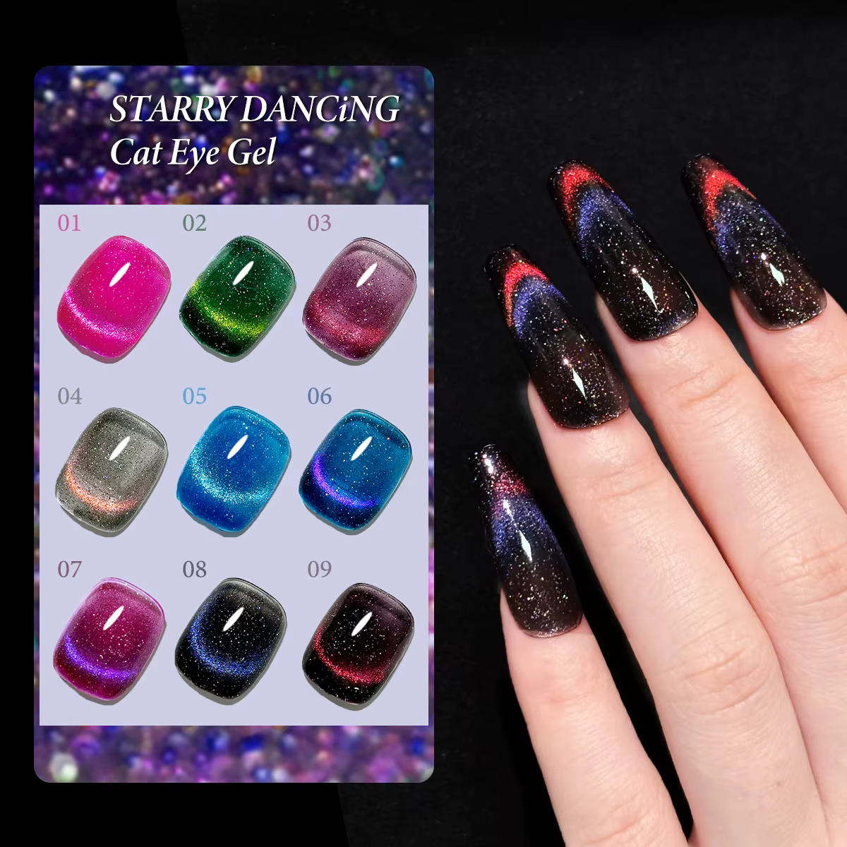 Vernis à ongles Gel 1 pièce-magnétique