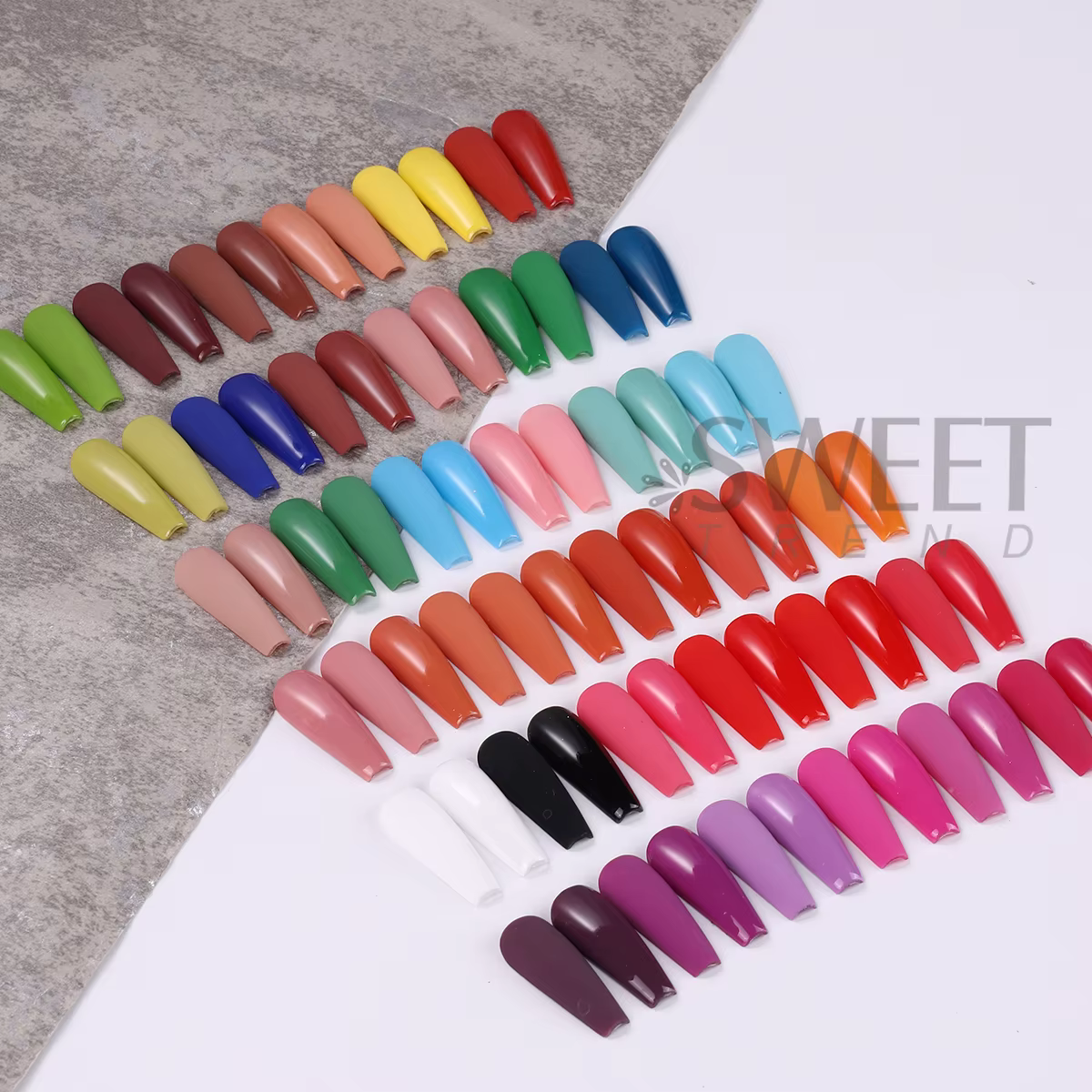 36 couleurs peinture brillante solide vernis à ongles Gel nu brillant couleur
