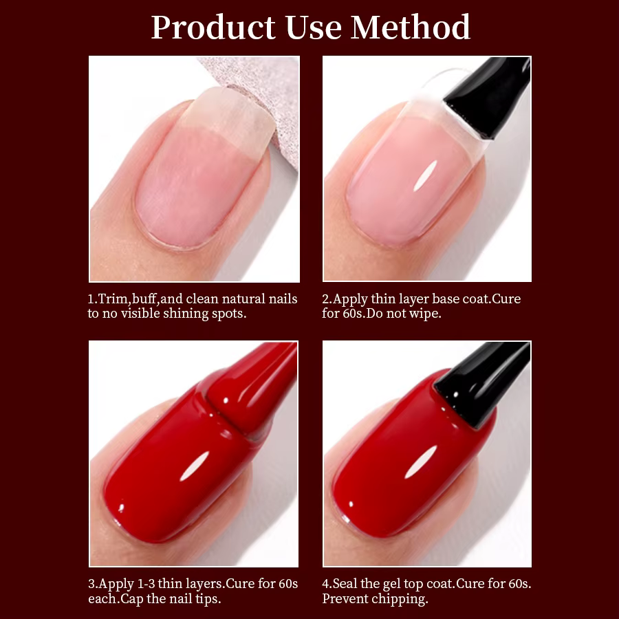 RSNAIL rouge Gel pur vernis à ongles Gel noël