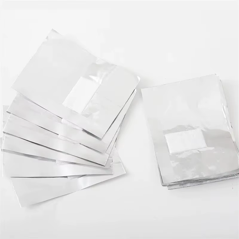 NOUVEAU Lot de 100 lingettes en aluminium pour dissolvant de vernis gel