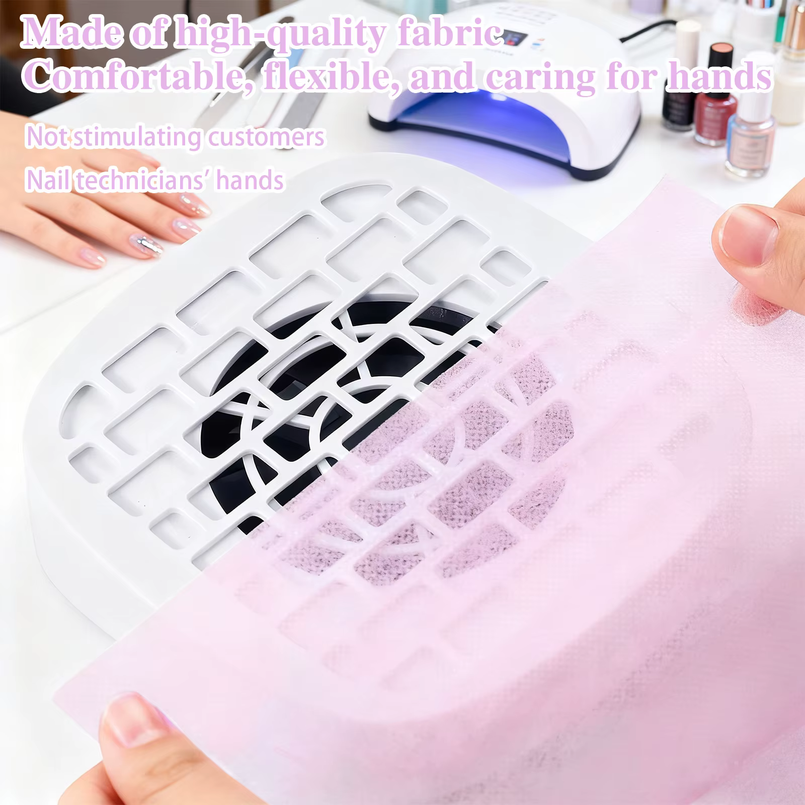 100 pièces Nail Art collecteur de poussière filtre papier ongles collecteur de poussière filtre filtres à poussière jetables pour la plupart des ongles poussière aspirateur Machine