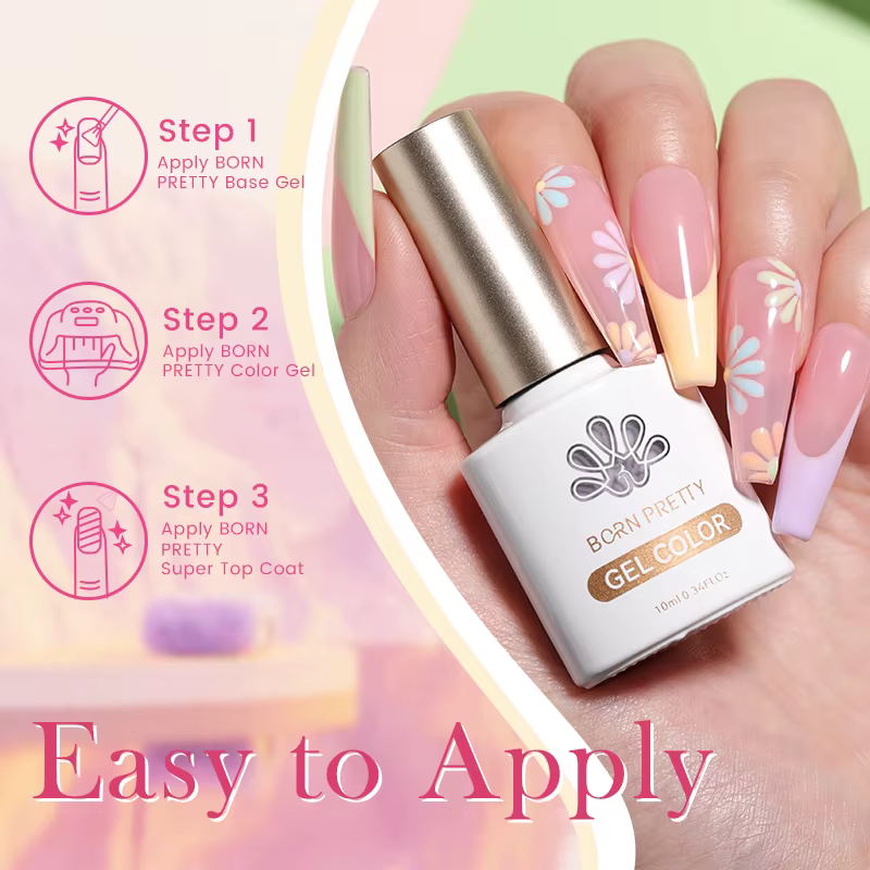 BORN PRETTY – vernis à ongles Gel couleur printemps-été