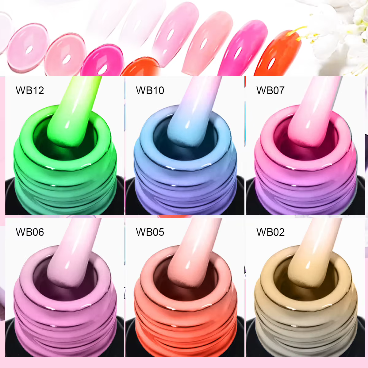 Vernis à ongles gel à couleur changeante sensible à la chaleur de 7ml