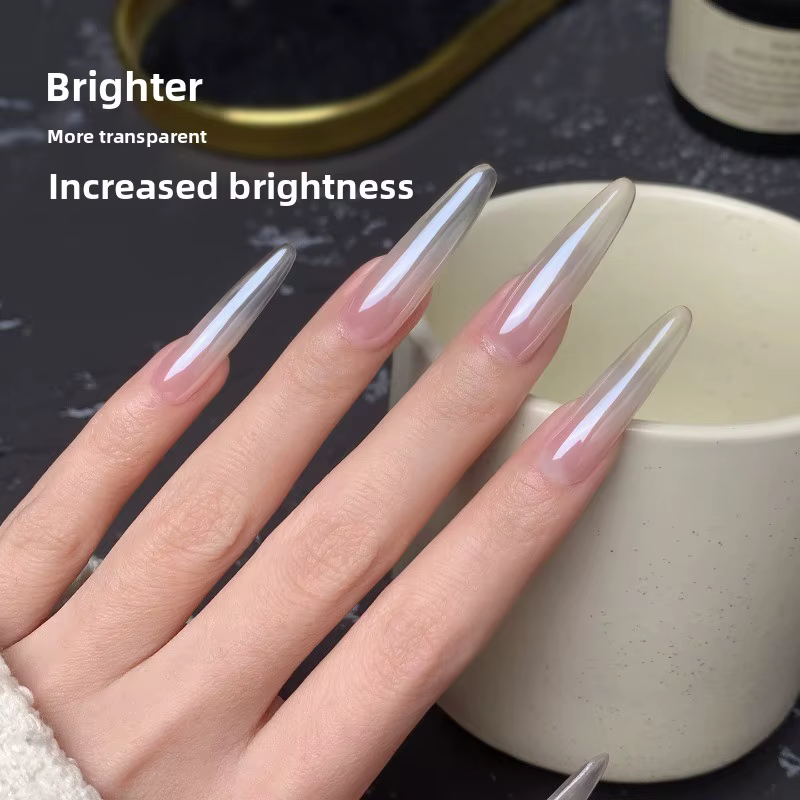 Nouvelle poudre chromée effet miroir Aurora pour ongles