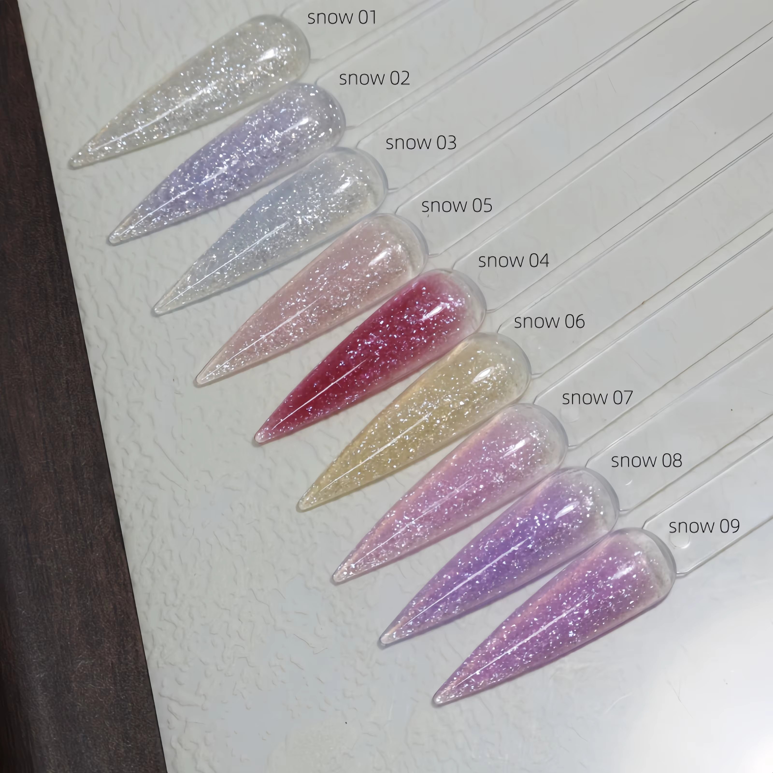 MSHARE Gel de construction à paillettes 50ml sans TPO