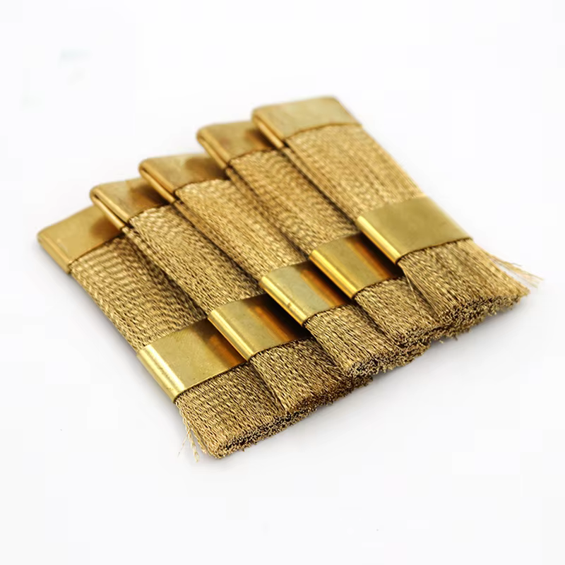 Nail Art 1Pc forets à ongles brosse de nettoyage brosses en fil de cuivre