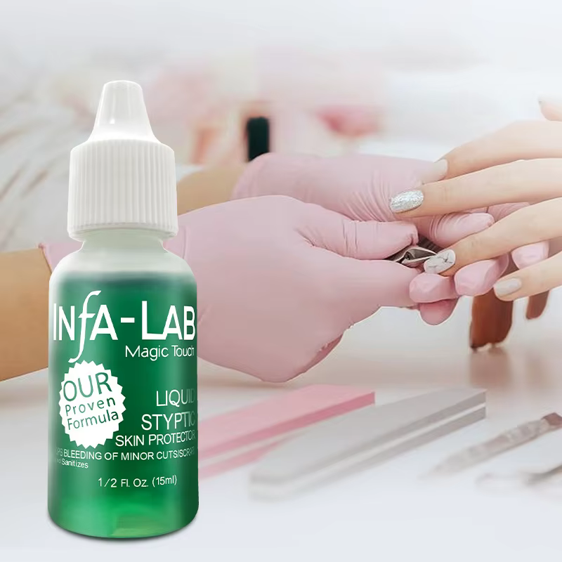 Agent hémostatique de désinfection des ongles
