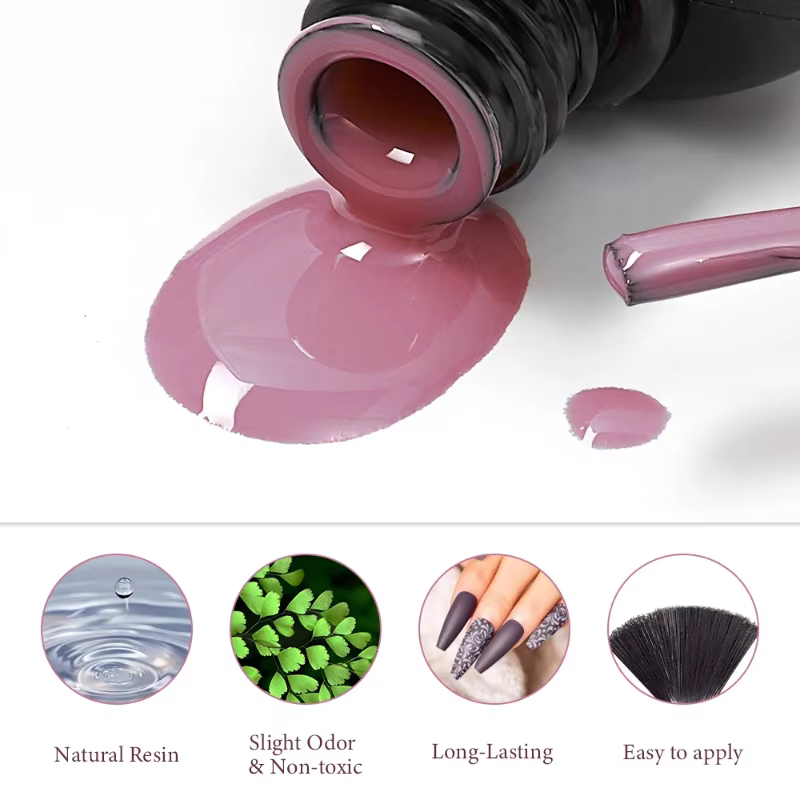 Kits de vernis à ongles Gel de couleur unie