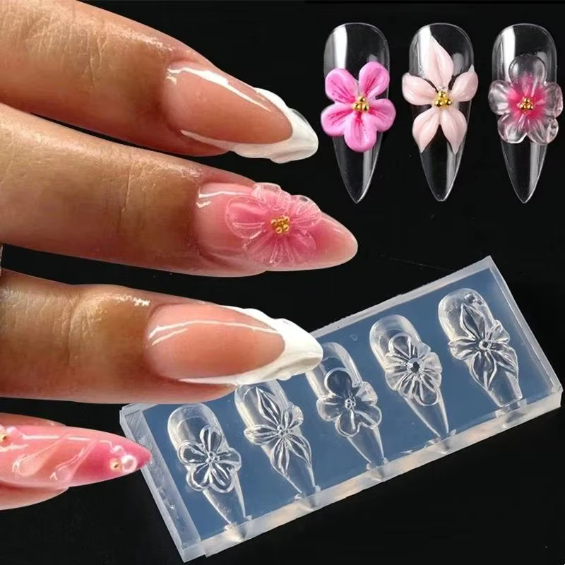 Moule en silicone 3D pour ongles