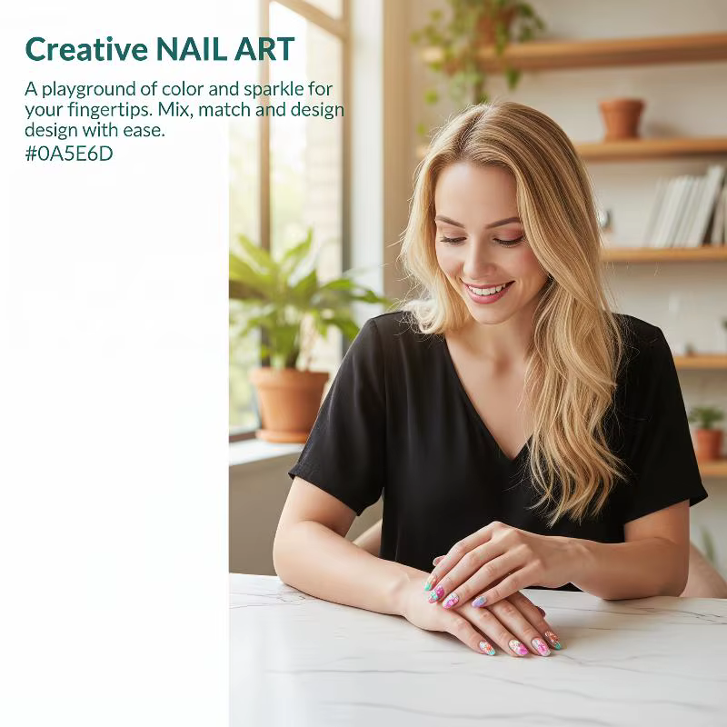 12 grilles de paillettes circulaires et colorées pour ongles avec motifs floraux pour l'art DIY
