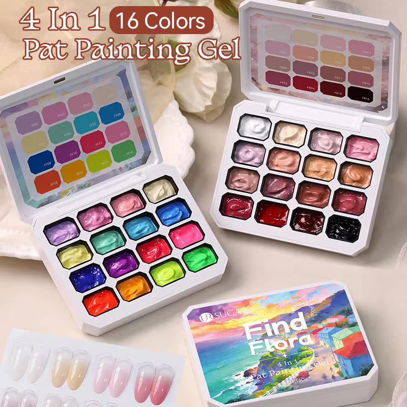 Kit de gel à ongles dégradé facile à appliquer