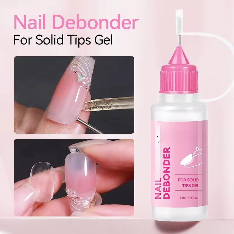 Colle à ongles 15ML pour presser sur dissolvant de vernis