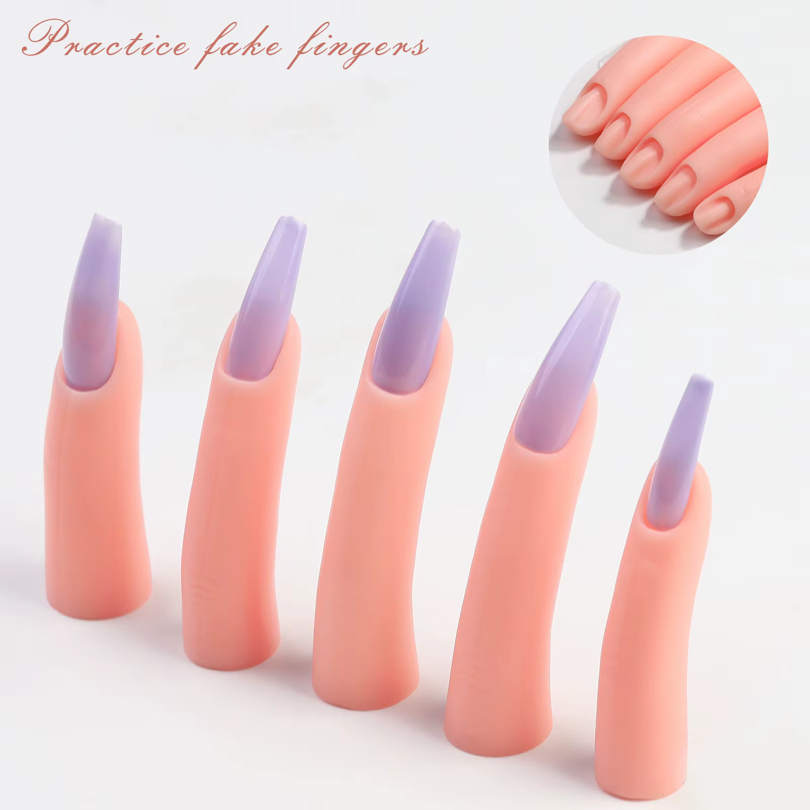 Faux Ongles Pliables en Acrylique