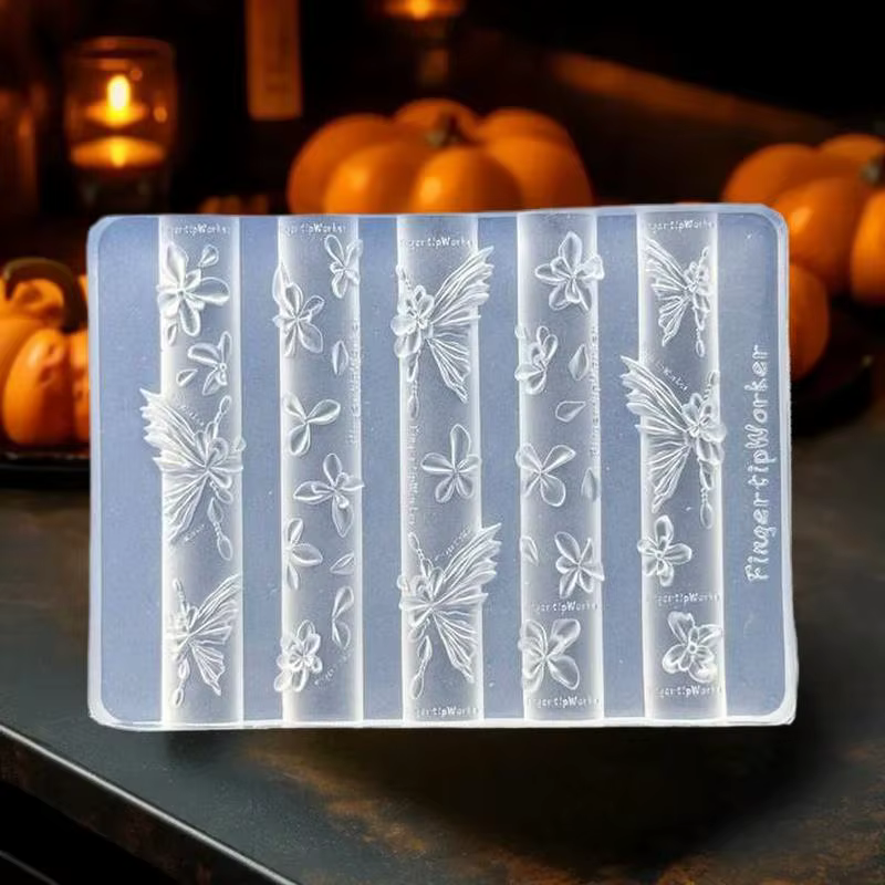 NOUVEAUTÉ! Moule à ongles en acrylique 3D transparent