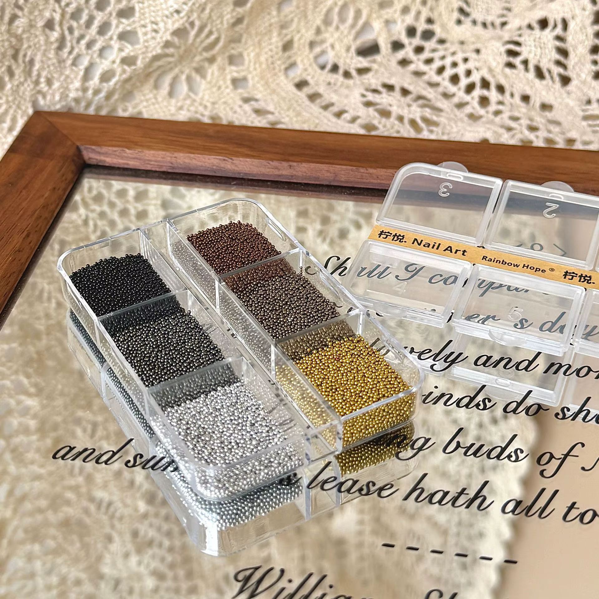 Accessoires pour ongles peints à la bombe style Ins