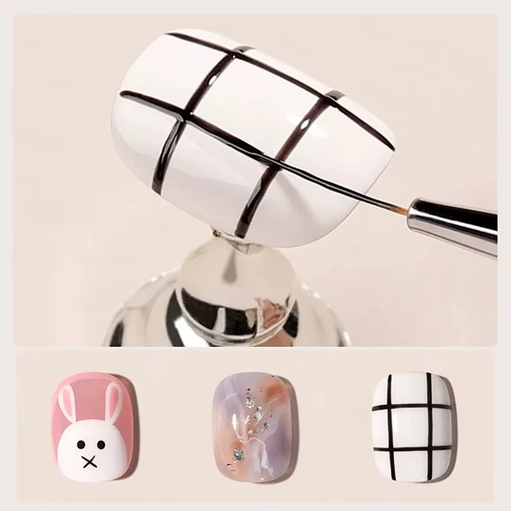 LINMANDA 3 pièces ongles Art Liner pinceaux