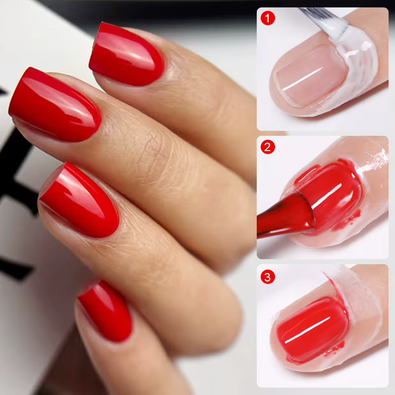 LILYCUTE 8ml Anti-gel bord des ongles Latex bande Gel vernis décollable liquide