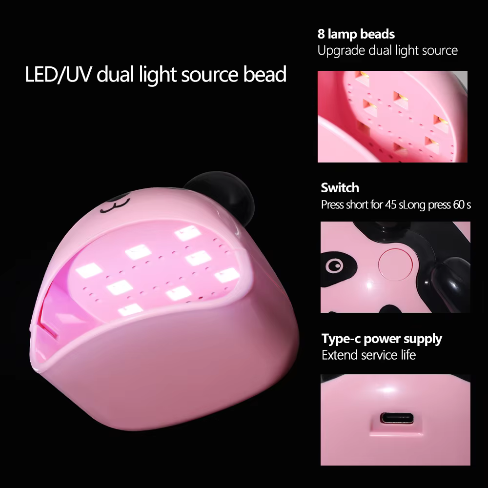 LINAMNDA lampe à ongles animale Machine de photothérapie à doigt unique sèche-ongles outils de manucure Nail Art UV Gel