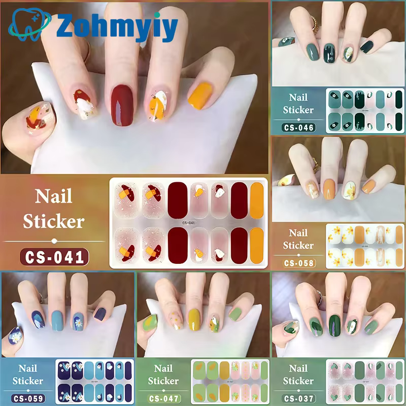 14 ongles simples imperméables à l'eau