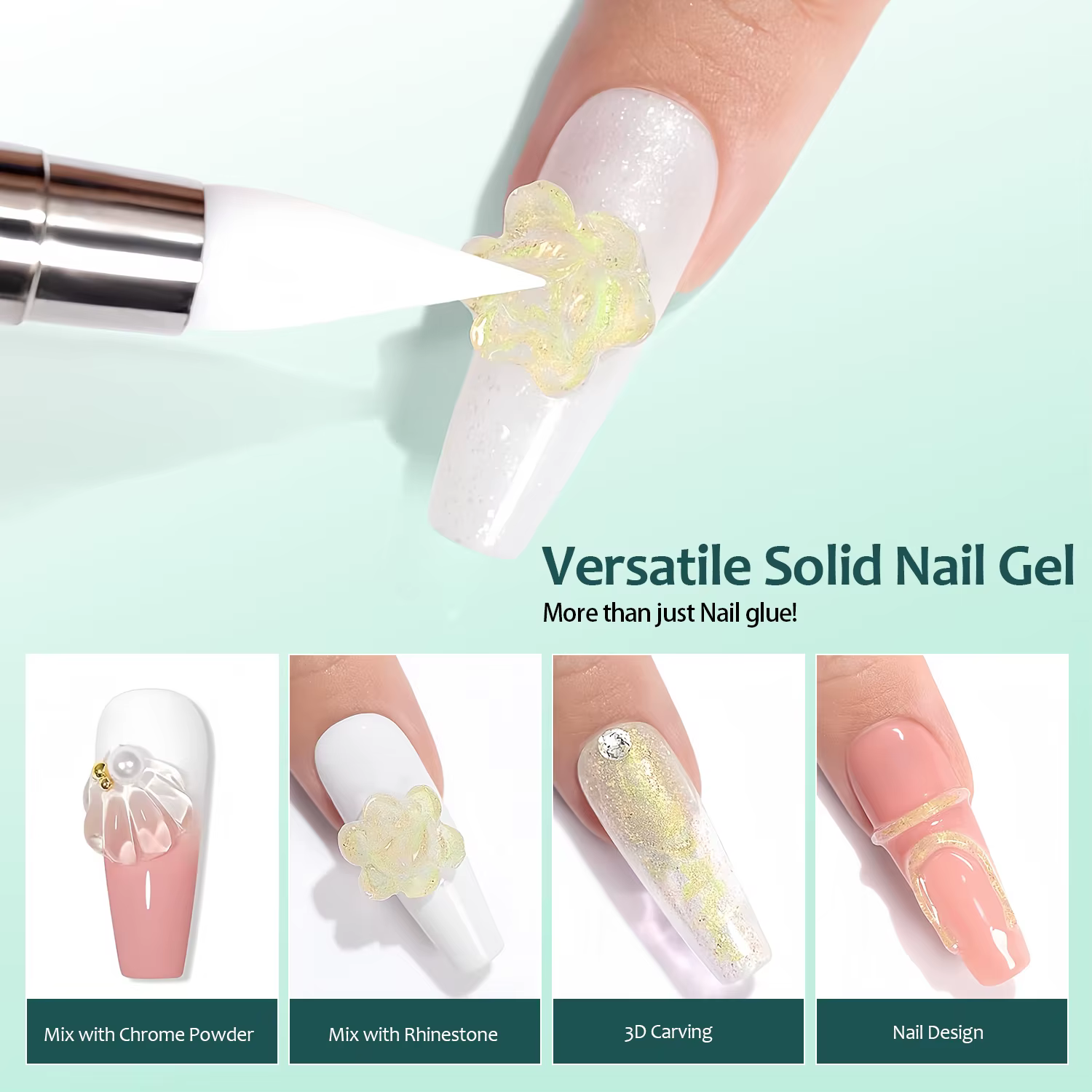 Nailpop – colle Gel solide pour ongles à pression