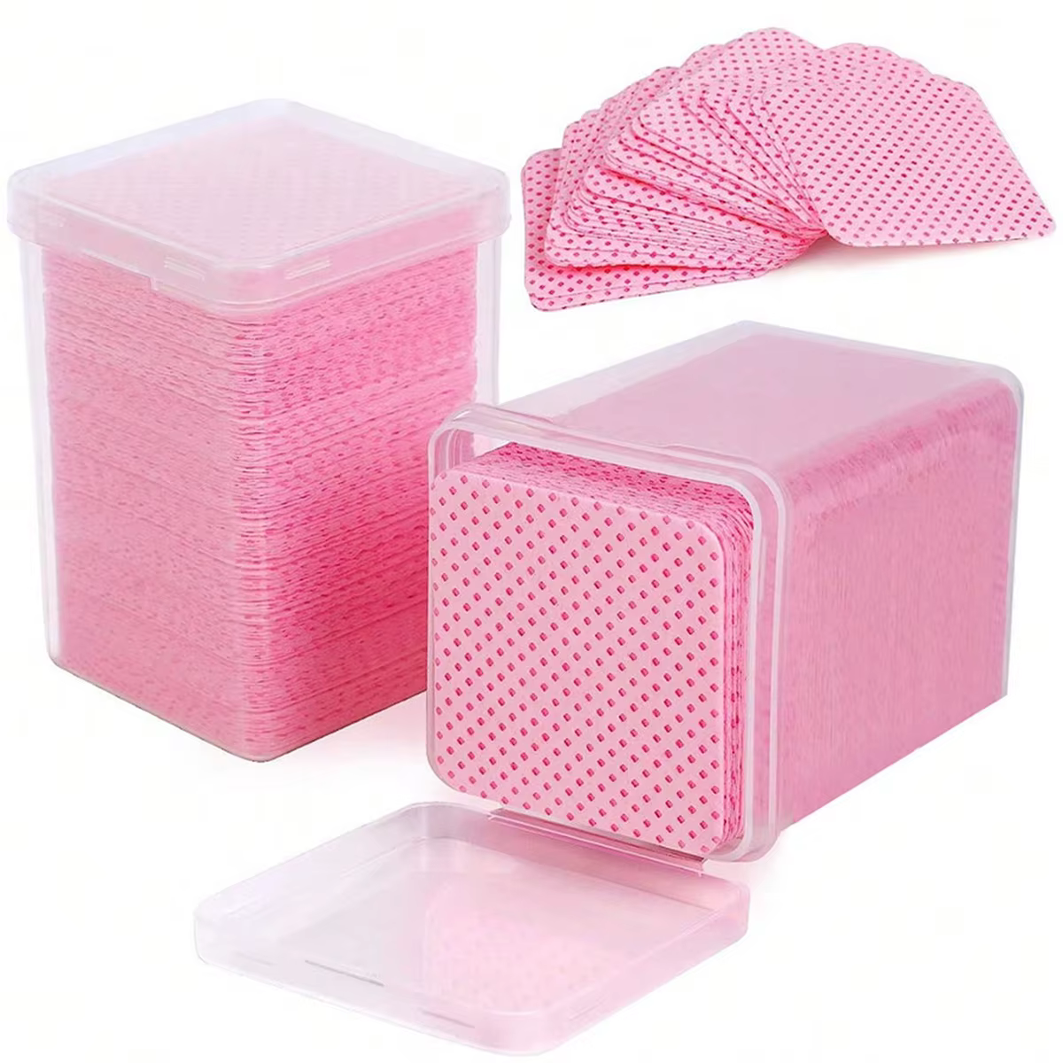 Tampons de coton non pelucheux lingettes dissolvant de vernis à ongles outil de nettoyage
