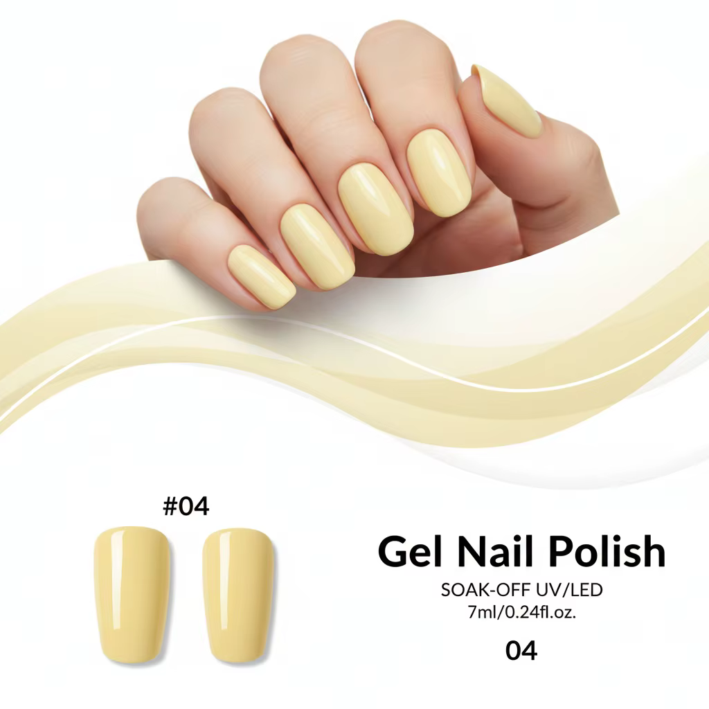 Vernis à ongles jaune citron