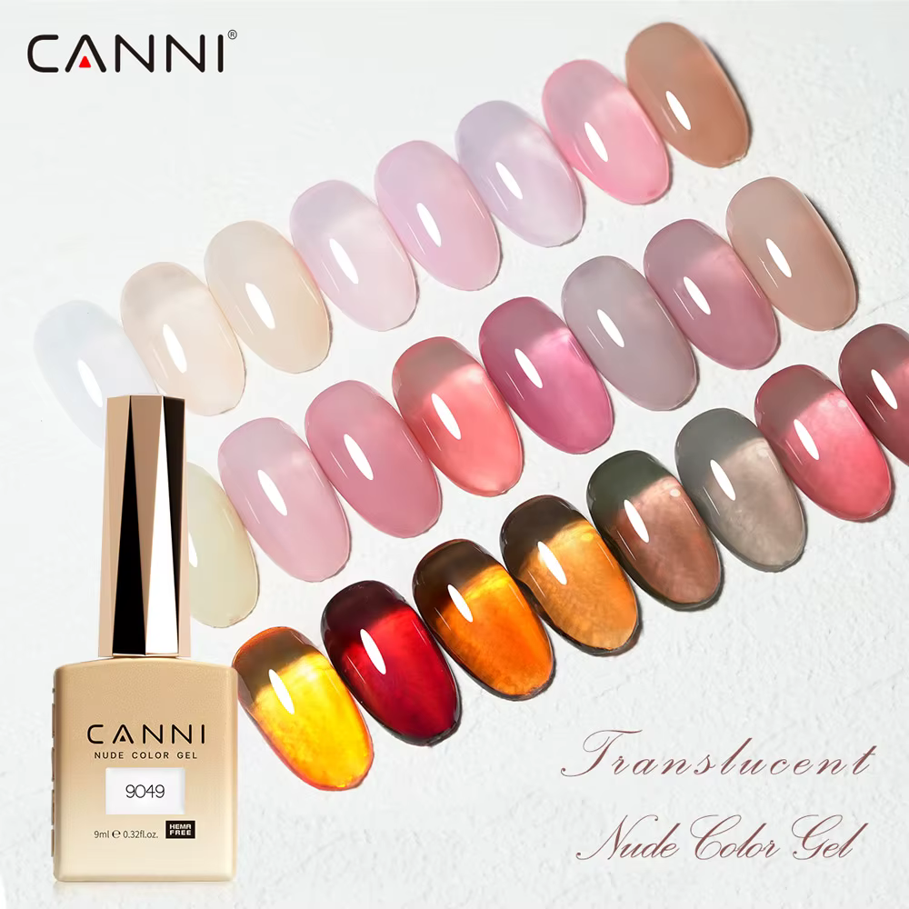 CANNI 9ml vernis à ongles Gel 144 couleurs HEMA/TPO gratuit magnifique couleur couverture complète tremper UV LED