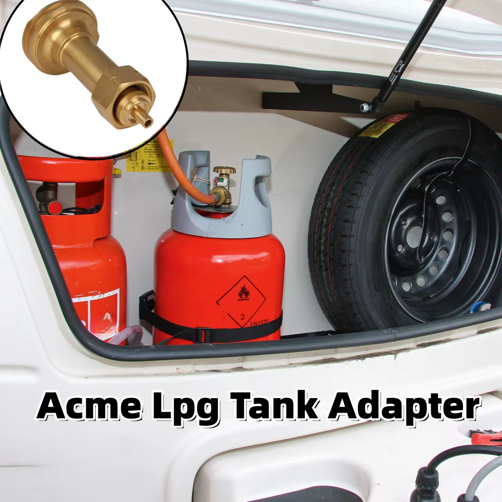 Adaptateur de réservoir de GPL RV Acme pour barbecue de plage, accessoires pour le remplissage de bouteilles de gaz GPL de 5 kg, 8 kg, 11 kg