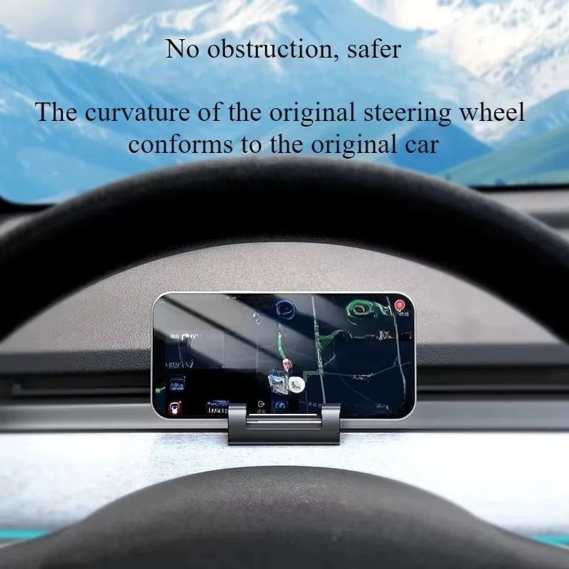 Support de téléphone en silicone pour Tesla Model Y 2020-2026, accessoires pour Model 3 2019-2026, fonctionne également comme crochet de ventilation et support pour lunettes de soleil