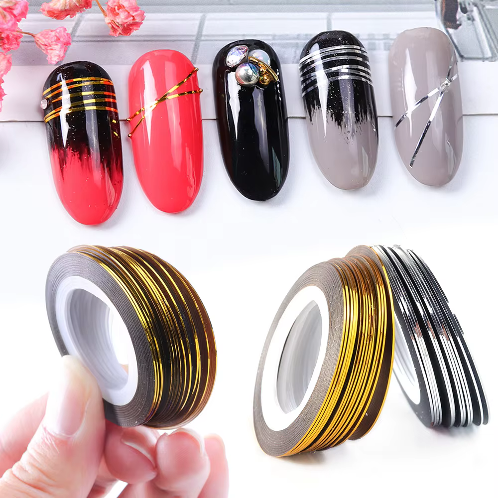 Bandes autocollantes pour nail art