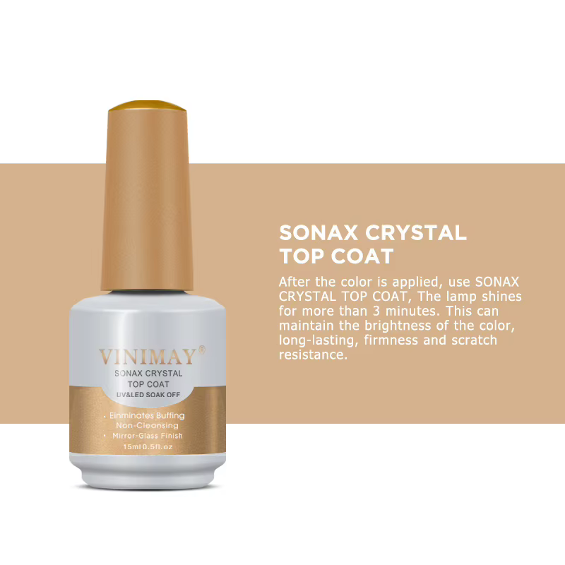 VINIMAY Base couche de finition Gel vernis à ongles sans acide apprêt