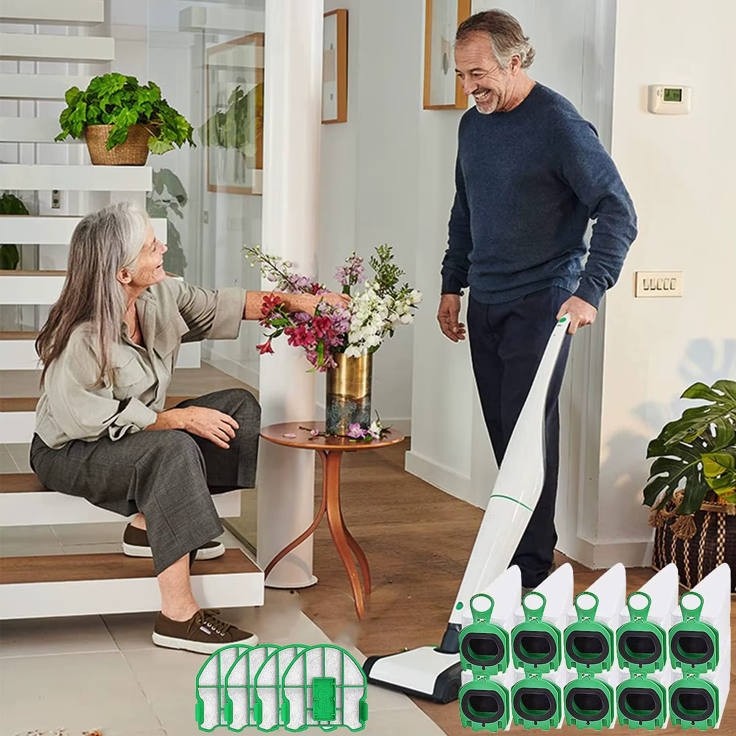Sacs de remplacement pour aspirateur Kobold VB100, 10 pièces, sac de nettoyage pour Vorwerk, sacs à poussière