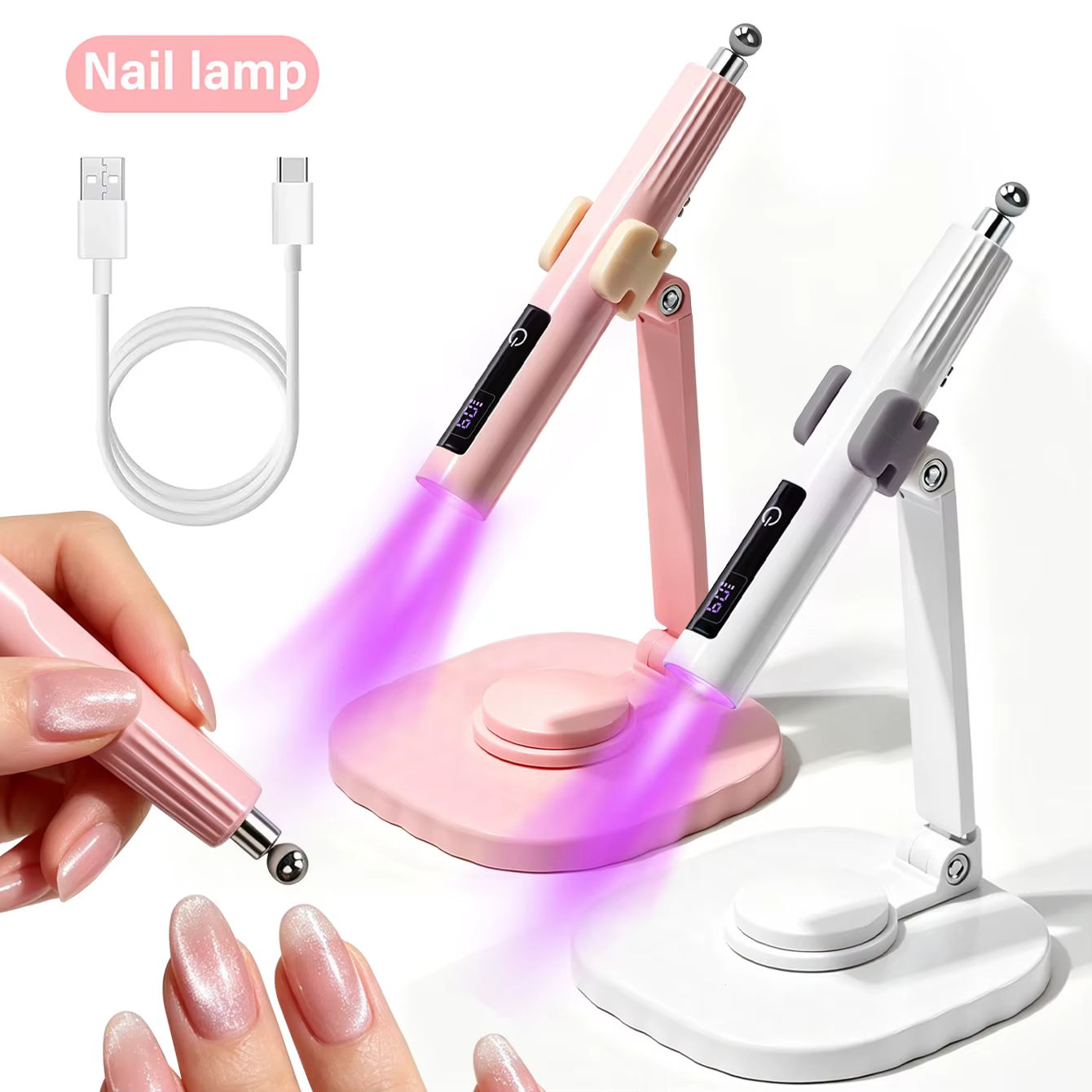 Lampe à ongles portable LULAA 2 en 1
