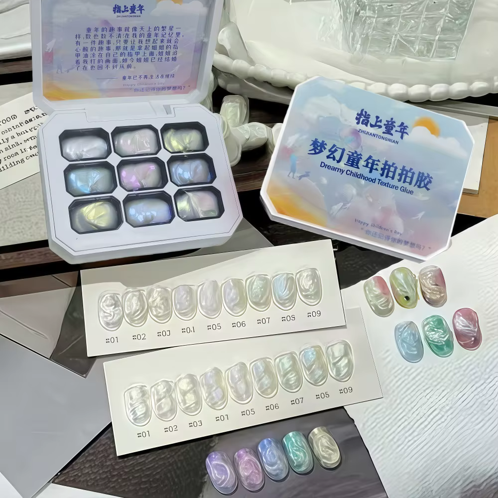 Nouveau gel à ongles solide populaire en 9 couleurs
