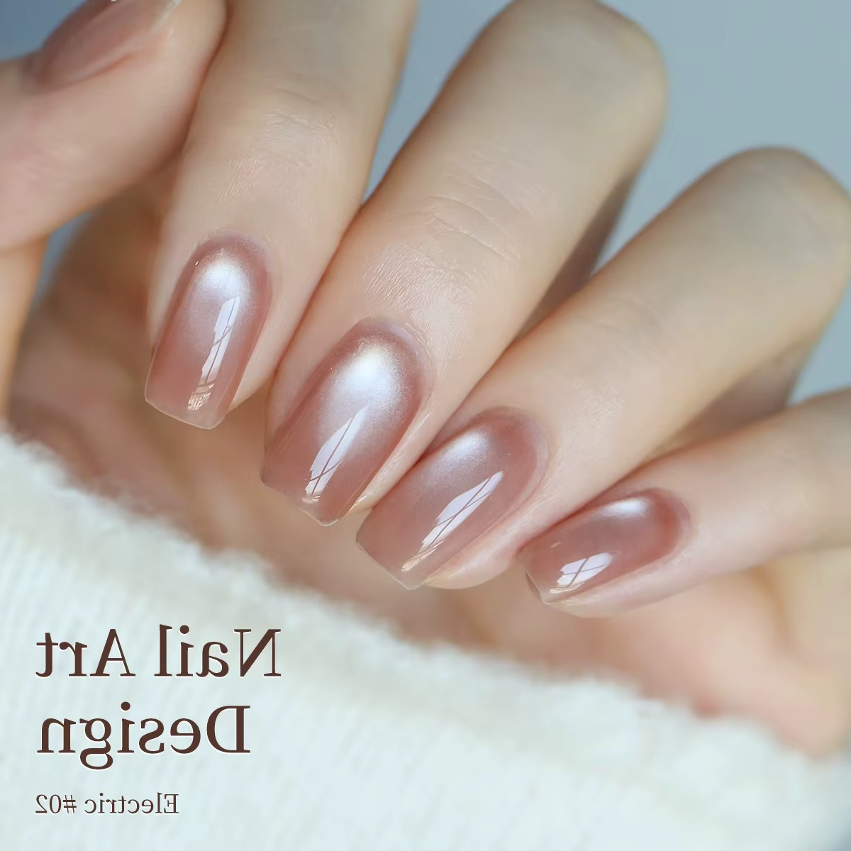 Gel magnétique laiteux effet soie dorée 10ml