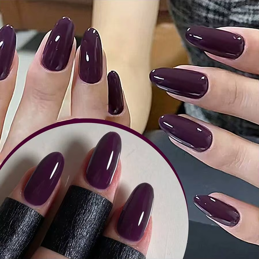 Colle pour vernis à ongles violette