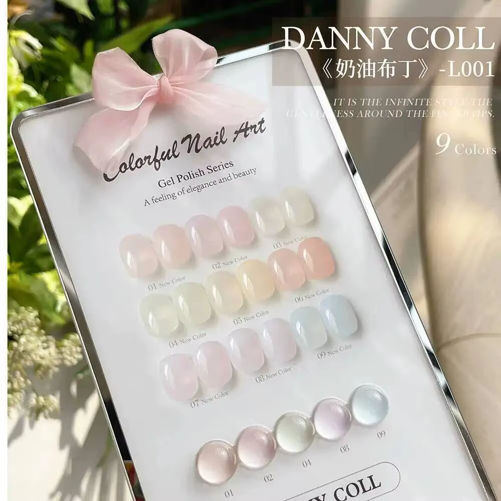 Ensemble de vernis à ongles en gel glacé printemps-été