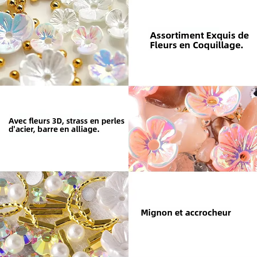 Décorations mixtes pour Nail Art