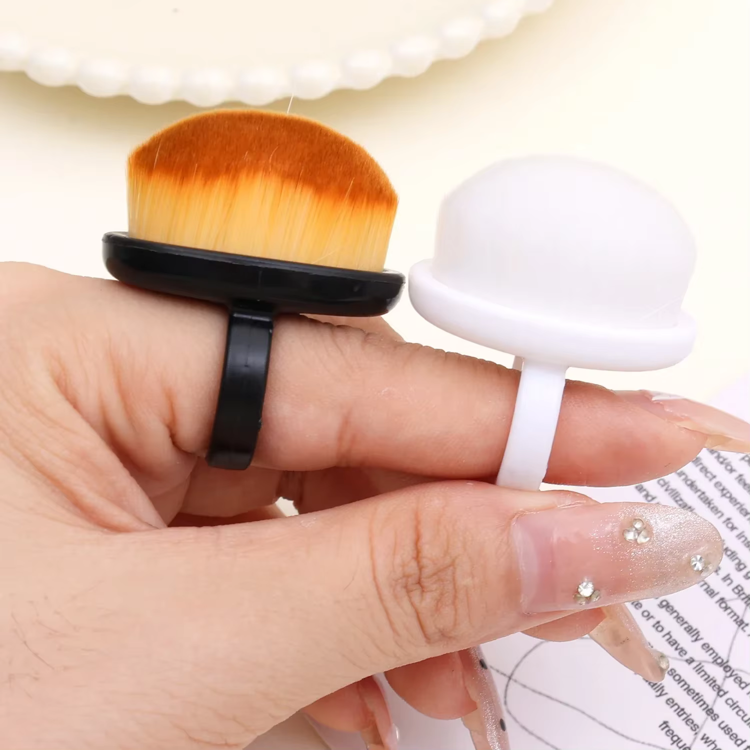 Brosse professionnelle anti-poussière pour ongles