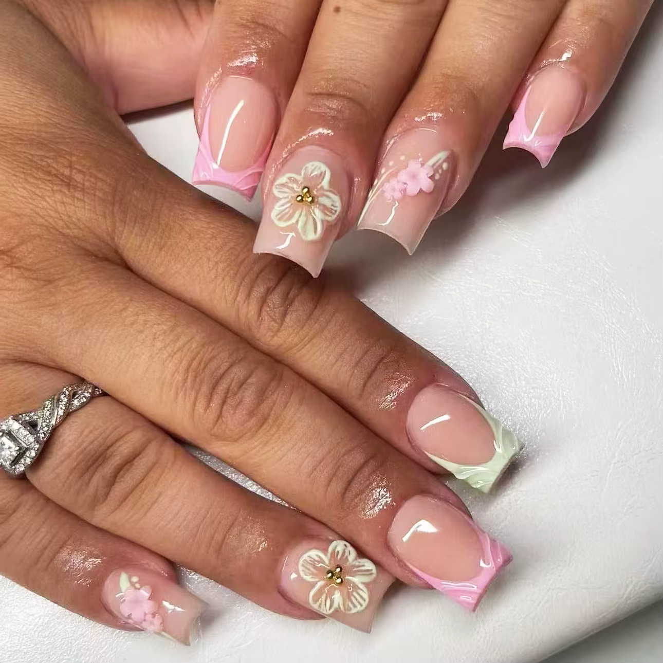 Faux ongles 3D pour femmes et filles