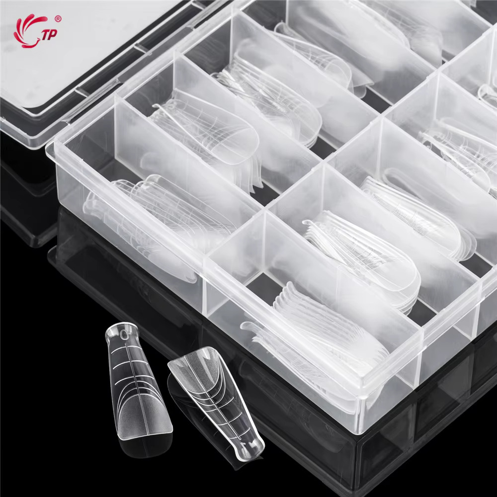BNG 140 pièces ovale amande haut ongles Extension moules Kit de manucure couverture complète formes intelligentes