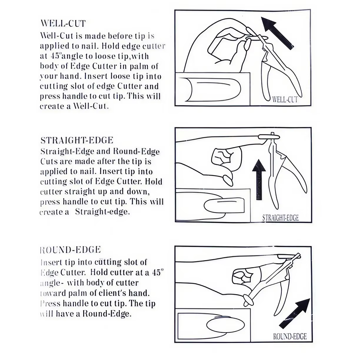 Stonego – coupe-bordure pour Nail Art rose