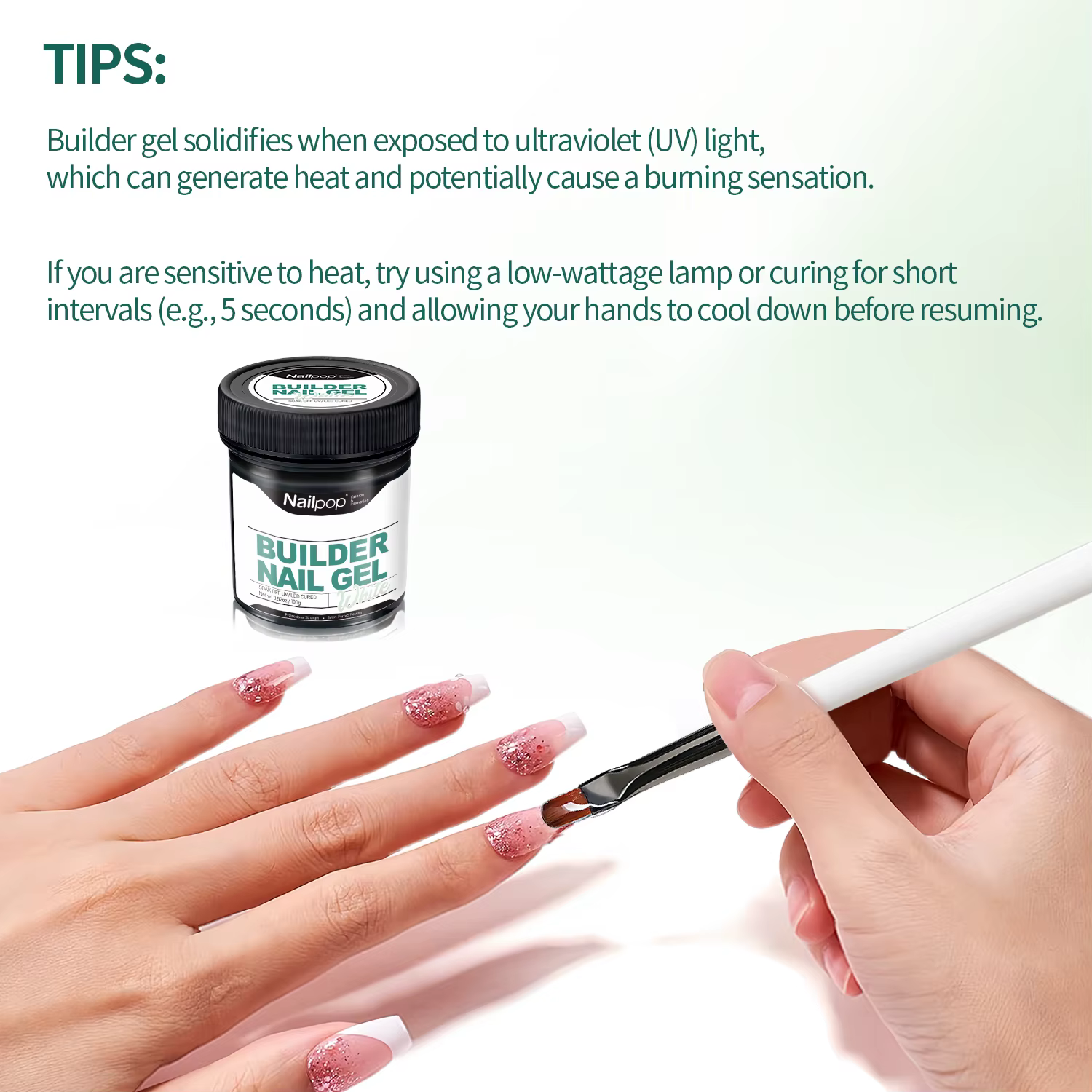 Nailpop – Gel de construction lisse laiteux