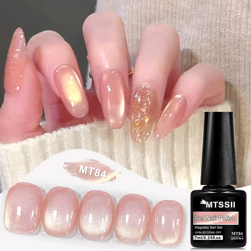 Pink Story Cat – vernis à ongles Gel magnétique