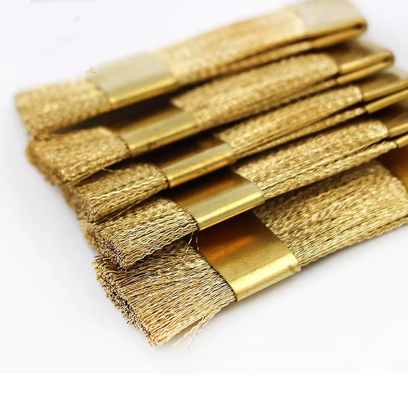 Nail Art 1Pc forets à ongles brosse de nettoyage brosses en fil de cuivre