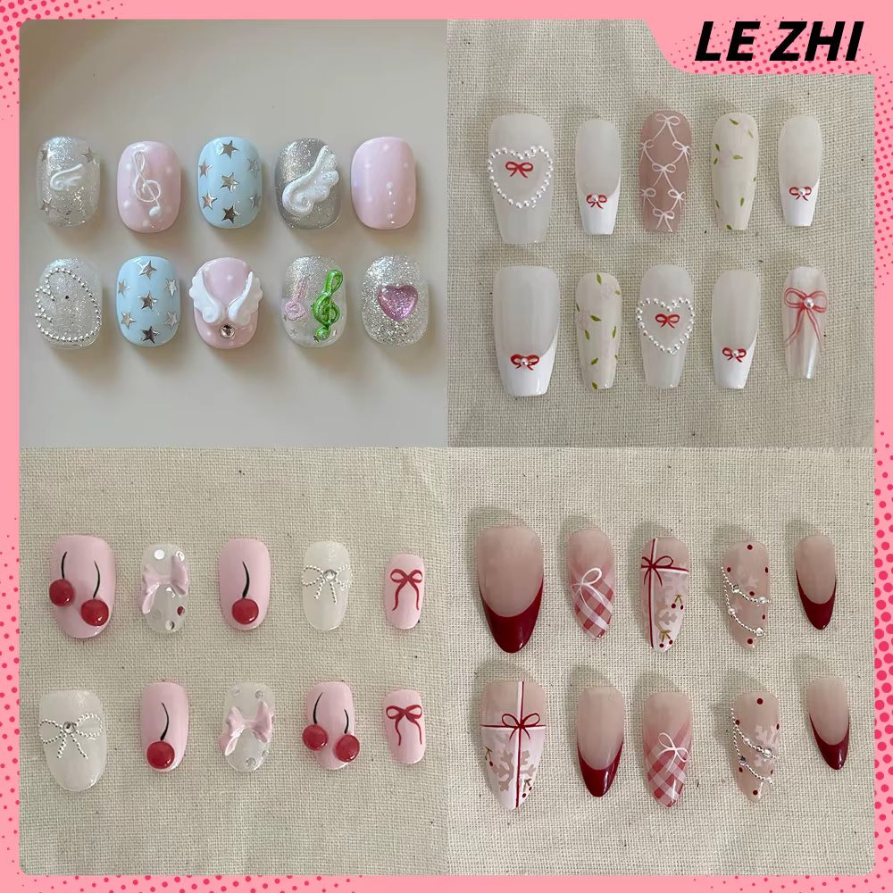 Faux ongles courts et mignons