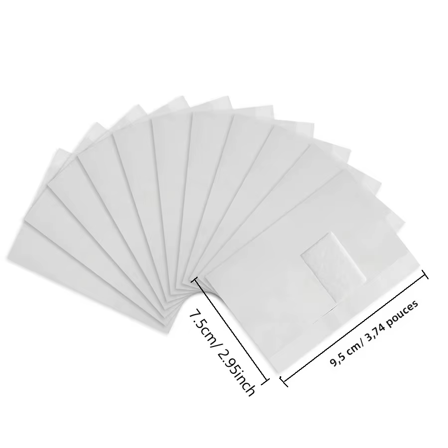 100 pièces sac feuille d'aluminium Nail Art tremper le vernis à ongles enlèvement enveloppes serviette Gel dissolvant